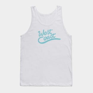 West Coast wave typography Tank Top